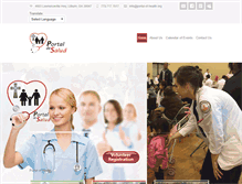 Tablet Screenshot of portal-of-health.org